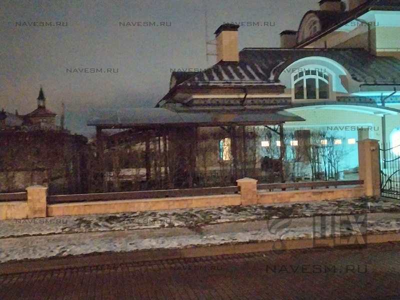 Навес  односкатный к дому