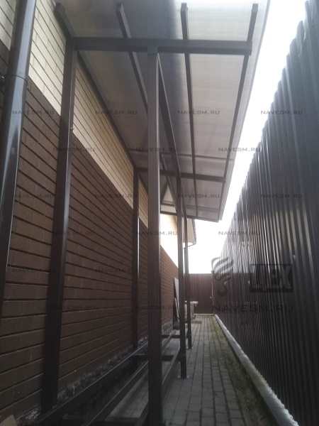 Навес для дров дровник
