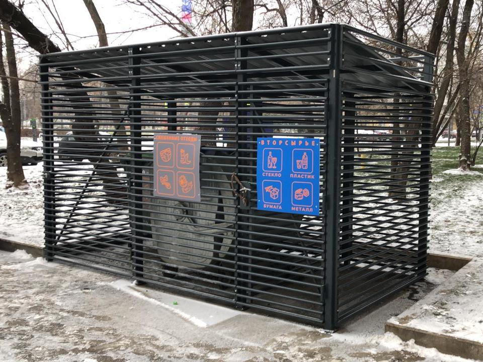 Ограждение для мусорных контейнеров