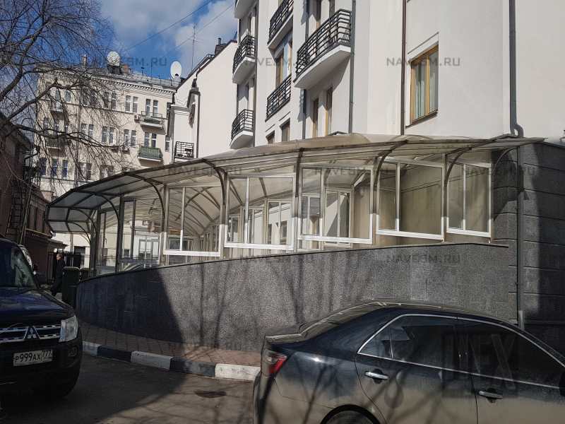 Ремонт навеса с поворотом